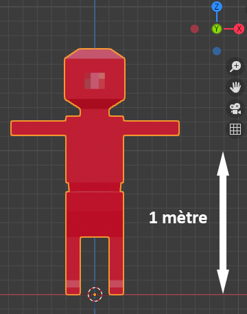 Exemple de modèle qui mesure 1,70 mètre