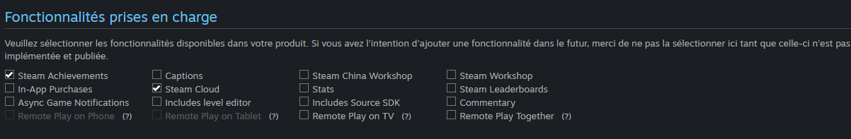 Activer Steam Cloud sur la page du magasin