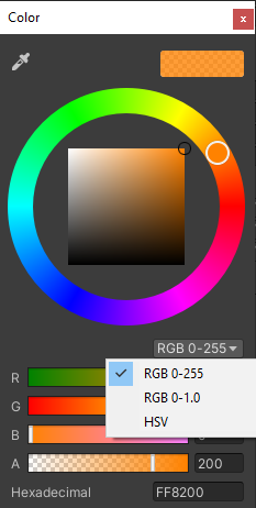Color picker dans Unity 3D
